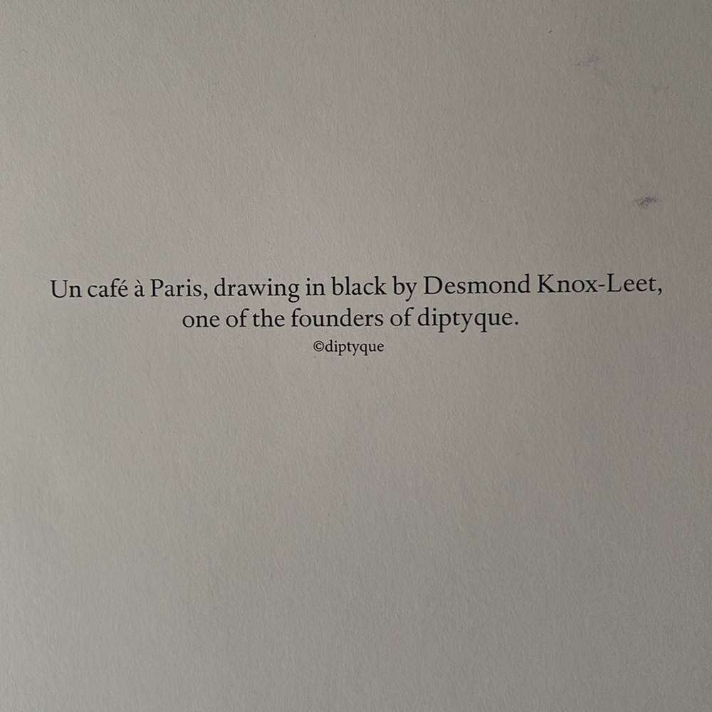 DIPTYQUE “UN CAFÉ À PARIS” POSTER - Picture 5 of 6